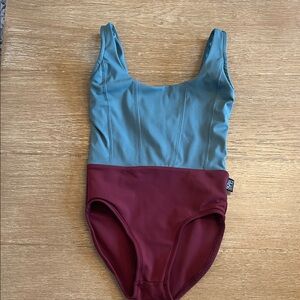 Tiger Friday Two-Tone Leotard